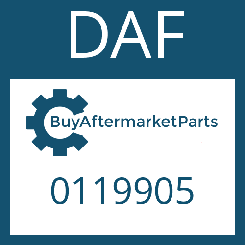 DAF 0119905 - WEAR INDICATOR-BKE LINER