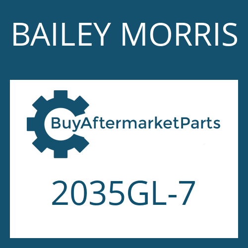 BAILEY MORRIS 2035GL-7 - DRIVESHAFT