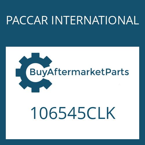 PACCAR INTERNATIONAL 106545CLK - OIL BAFFLE