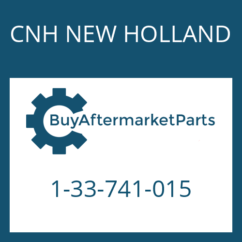 CNH NEW HOLLAND 1-33-741-015 - PLATE for Heavy Equipment