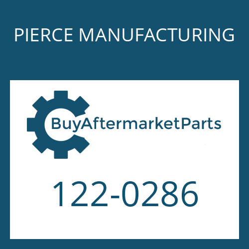 PIERCE MANUFACTURING 122-0286 - BOLT-CASE