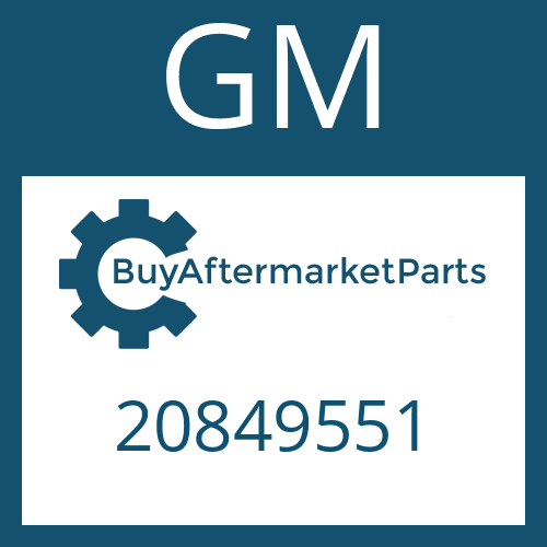 GM 20849551 - DRIVESHAFT