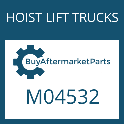 HOIST LIFT TRUCKS M04532 - BUSHING