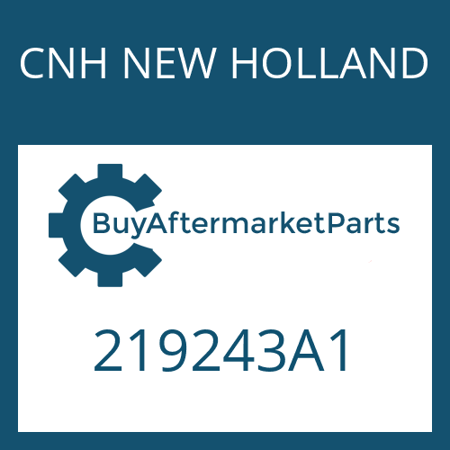CNH NEW HOLLAND 219243A1 - SHAFT for Heavy Equipment