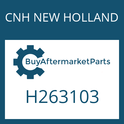CNH NEW HOLLAND H263103 - BOLT - HEX (4 PER)