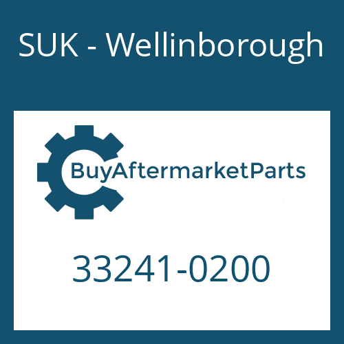 SUK - Wellinborough 33241-0200 - DRIVESHAFT