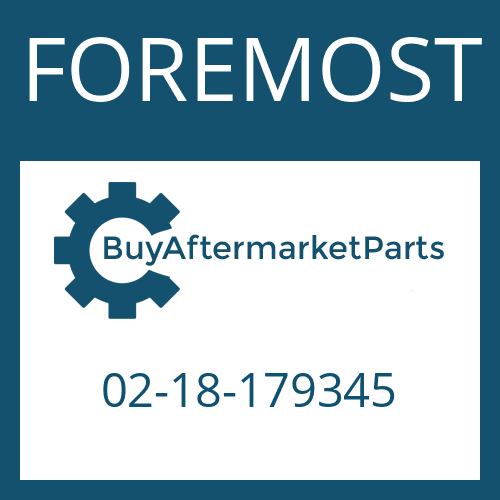 FOREMOST 02-18-179345 - RING + PINION SET 1390