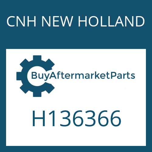 CNH NEW HOLLAND H136366 - SHAFT - DIFF STD &amp; T/L for Heavy Equipment