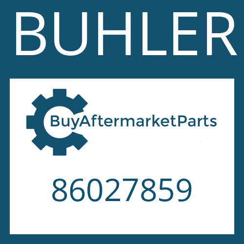 BUHLER 86027859 - DRIVESHAFT