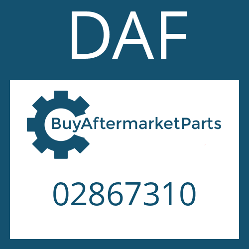 DAF 02867310 - JOINT -HUB CAP