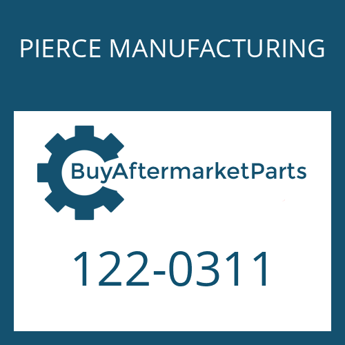 PIERCE MANUFACTURING 122-0311 - BOLT