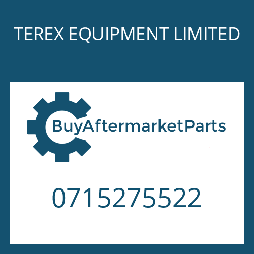 TEREX EQUIPMENT LIMITED 0715275522 - SPRING