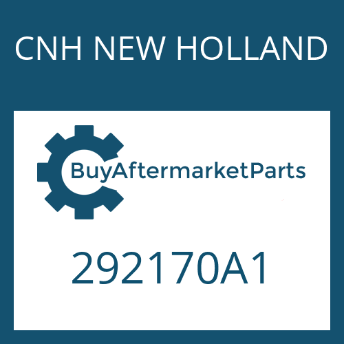 CNH NEW HOLLAND 292170A1 - PLUG for Heavy Equipment