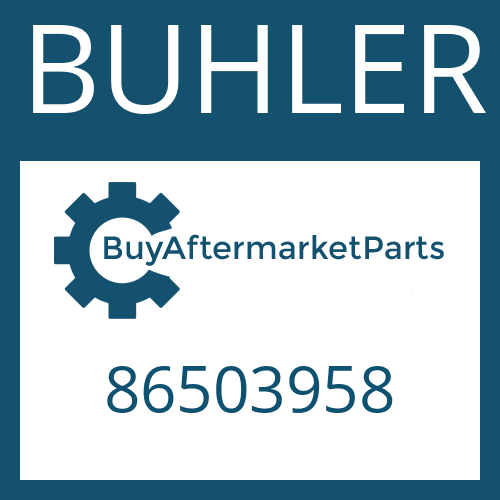 BUHLER 86503958 - PLATE - DIFF PRESSURE