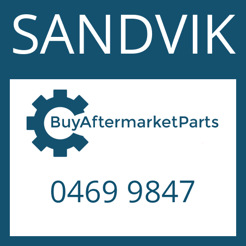 SANDVIK 0469 9847 - R&P 2050 661/66