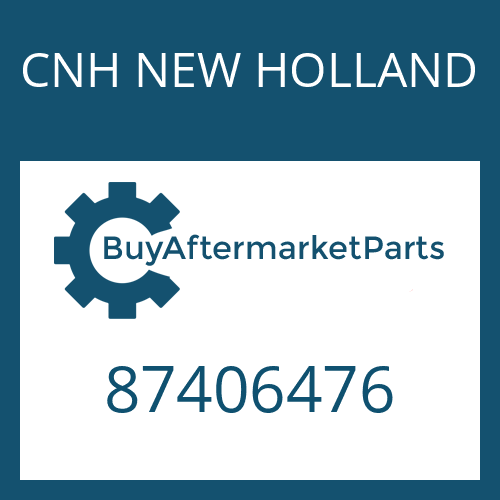 CNH NEW HOLLAND 87406476 - PLATE - UPPER for Heavy Equipment