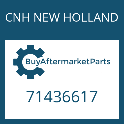 CNH NEW HOLLAND 71436617 - COVERPLATE