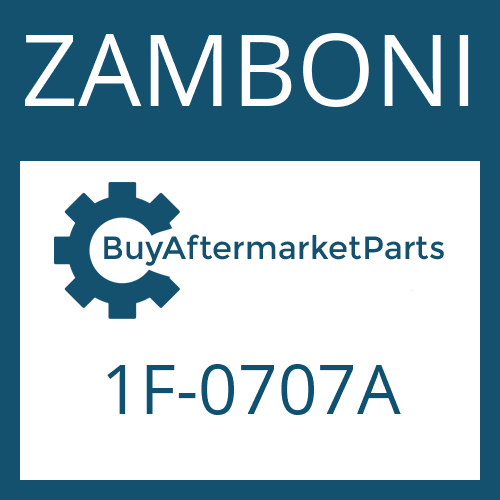ZAMBONI 1F-0707A - USE 070HM143-1 & H506822