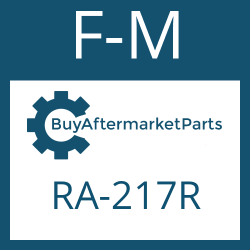 F-M RA-217R - BEARING AND SEAL KIT