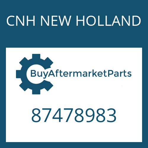 CNH NEW HOLLAND 87478983 - JOINT CENTRE SECTION for Heavy Equipment