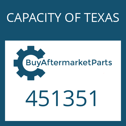 CAPACITY OF TEXAS 451351 - OIL SEAL (PINION)