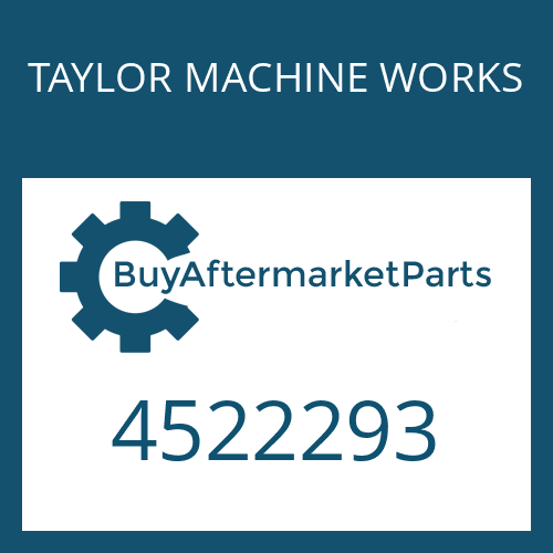 TAYLOR MACHINE WORKS 4522293 - IDLER SHAFT GEARS & PLUGS