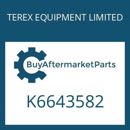 TEREX EQUIPMENT LIMITED K6643582 - PUMP