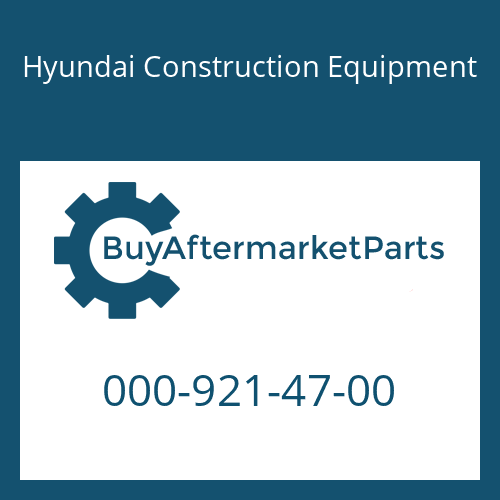 Hyundai Construction Equipment 000-921-47-00 - SPRING