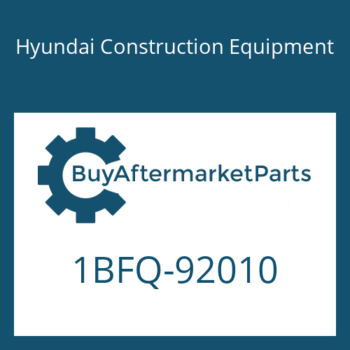 Hyundai Construction Equipment 1BFQ-92010 - PIPE