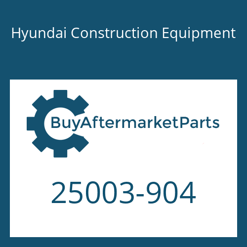 Hyundai Construction Equipment 25003-904 - O-RING