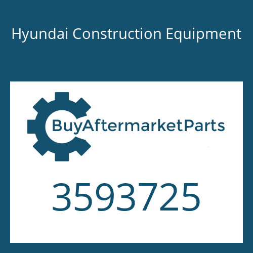 Hyundai Construction Equipment 3593725 - SCREW-HEX for Heavy Equipment