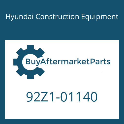Hyundai Construction Equipment 92Z1-01140 - DECAL-CAUTION