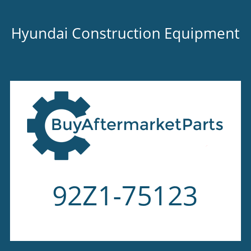 Hyundai Construction Equipment 92Z1-75123 - DECAL-MODEL NAME RH
