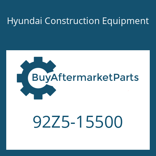 Hyundai Construction Equipment 92Z5-15500 - DECAL-MODEL NAME