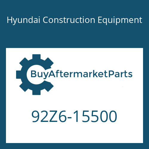 Hyundai Construction Equipment 92Z6-15500 - DECAL-MODEL NAME