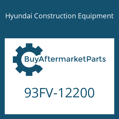 Hyundai Construction Equipment 93FV-12200 - DECAL-MODEL NAME