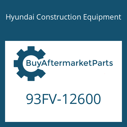 Hyundai Construction Equipment 93FV-12600 - DECAL-MODEL NAME