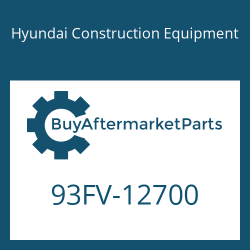 Hyundai Construction Equipment 93FV-12700 - DECAL-MODEL NAME