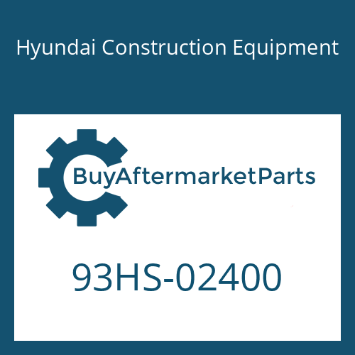 Hyundai Construction Equipment 93HS-02400 - DECAL-MODEL NAME