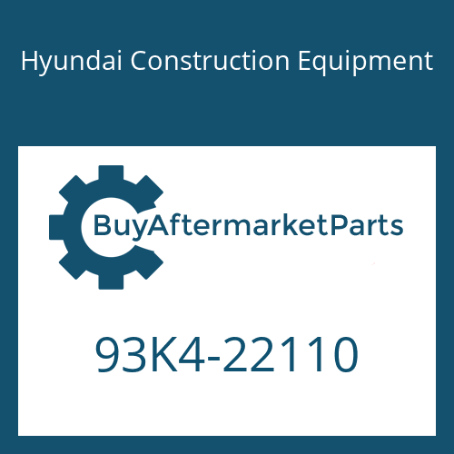 Hyundai Construction Equipment 93K4-22110 - DECAL-NOISE