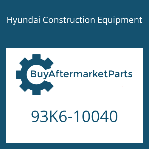 Hyundai Construction Equipment 93K6-10040 - DECAL-MODEL NAME LH for Heavy Equipment