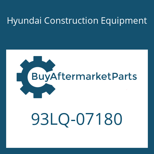 Hyundai Construction Equipment 93LQ-07180 - DECAL-W/SEPARATOR