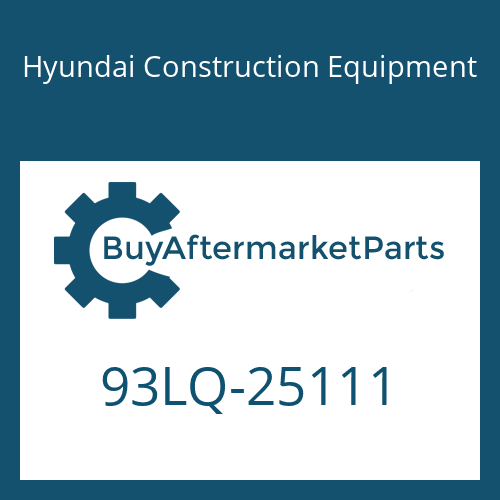 Hyundai Construction Equipment 93LQ-25111 - DECAL-MODEL NAME