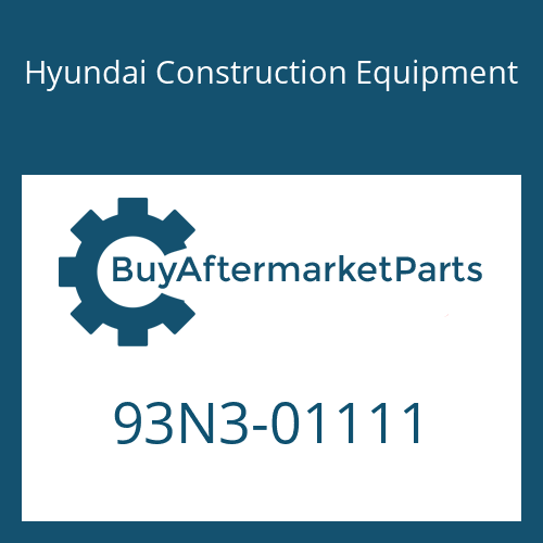 Hyundai Construction Equipment 93N3-01111 - DECAL KIT-B for Heavy Equipment