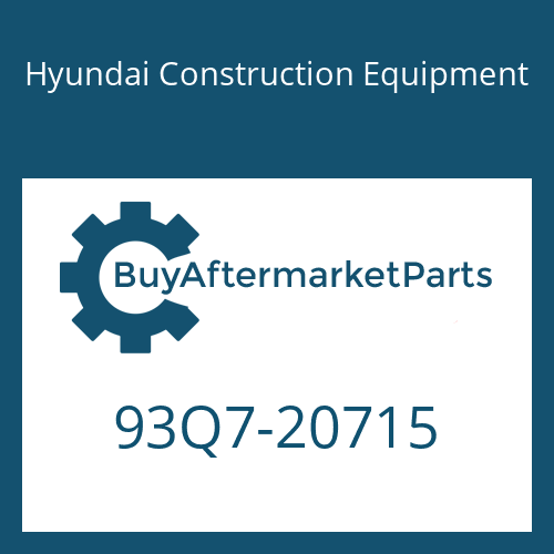 Hyundai Construction Equipment 93Q7-20715 - DECAL-SERVICE INSTRUCTION for Heavy Equipment