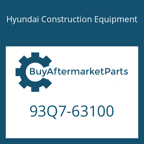 Hyundai Construction Equipment 93Q7-63100 - DECAL-LIFT CHART for Heavy Equipment