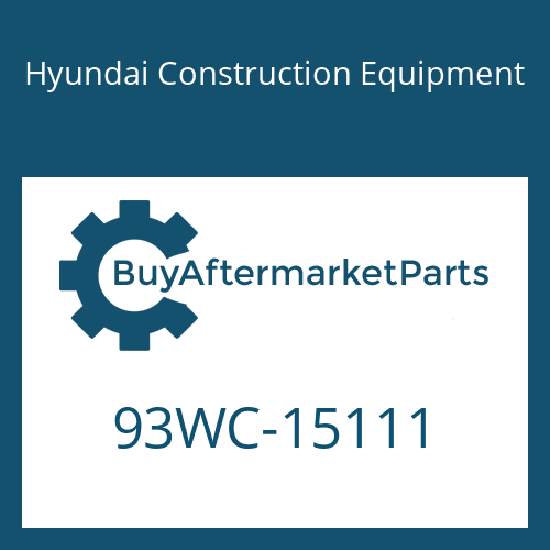 Hyundai Construction Equipment 93WC-15111 - DECAL-MODEL NAME