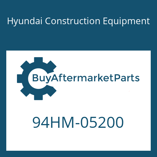 Hyundai Construction Equipment 94HM-05200 - DECAL-CAPACITY