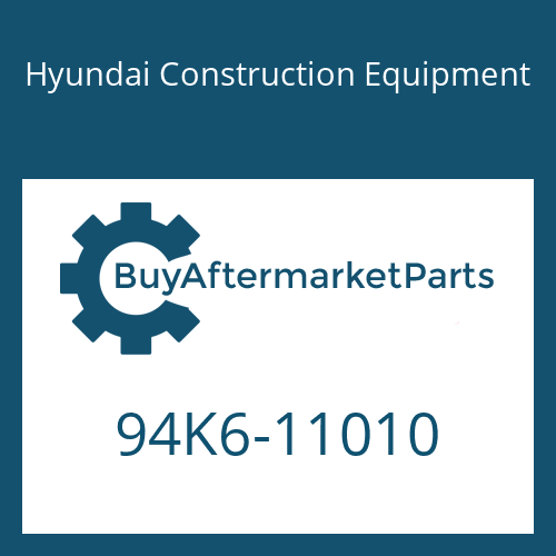 Hyundai Construction Equipment 94K6-11010 - DECAL-MODEL NAME LH