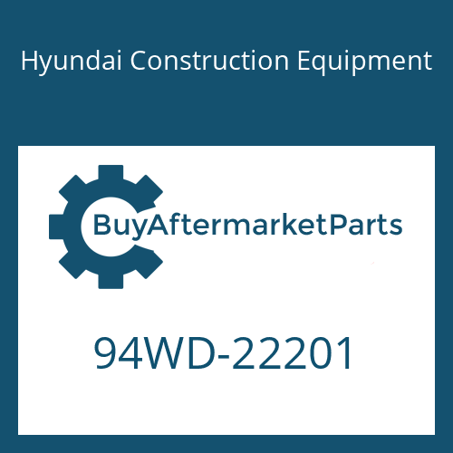 Hyundai Construction Equipment 94WD-22201 - DECAL-NOISE for Heavy Equipment